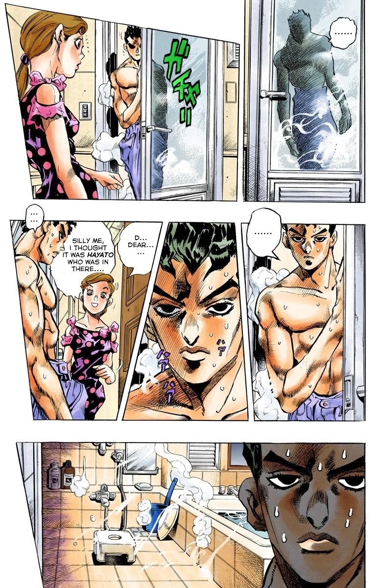 JoJo's Bizarre Adventure Part 4 - Diamond is Unbreakable (Official Colored) Chapter 153 page 5 - Chapter 153: Another One Bites the Dust Part 1