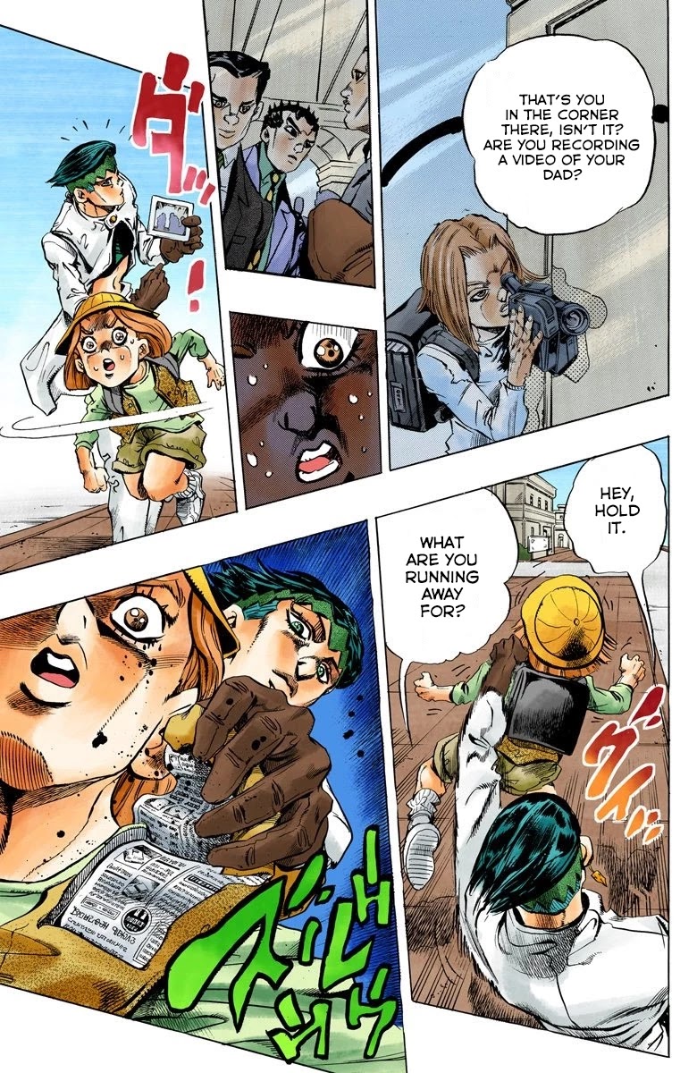 JoJo's Bizarre Adventure Part 4 - Diamond is Unbreakable (Official Colored) Chapter 154 page 14 - Chapter 154: Another One Bites the Dust Part 2