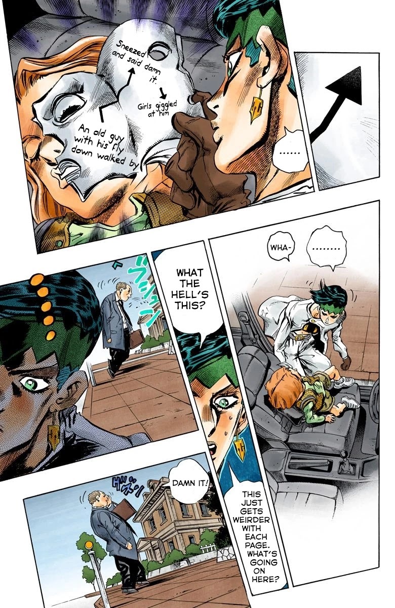 JoJo's Bizarre Adventure Part 4 - Diamond is Unbreakable (Official Colored) Chapter 154 page 18 - Chapter 154: Another One Bites the Dust Part 2