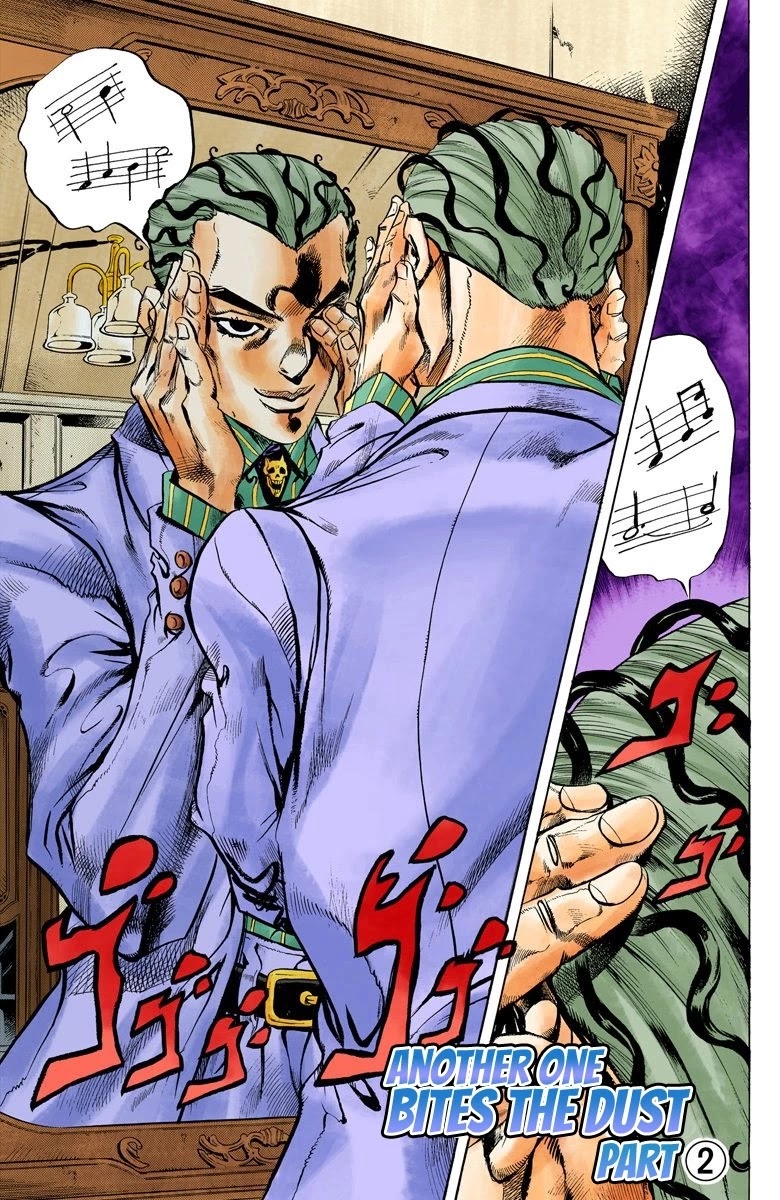 JoJo's Bizarre Adventure Part 4 - Diamond is Unbreakable (Official Colored) Chapter 154 page 2 - Chapter 154: Another One Bites the Dust Part 2