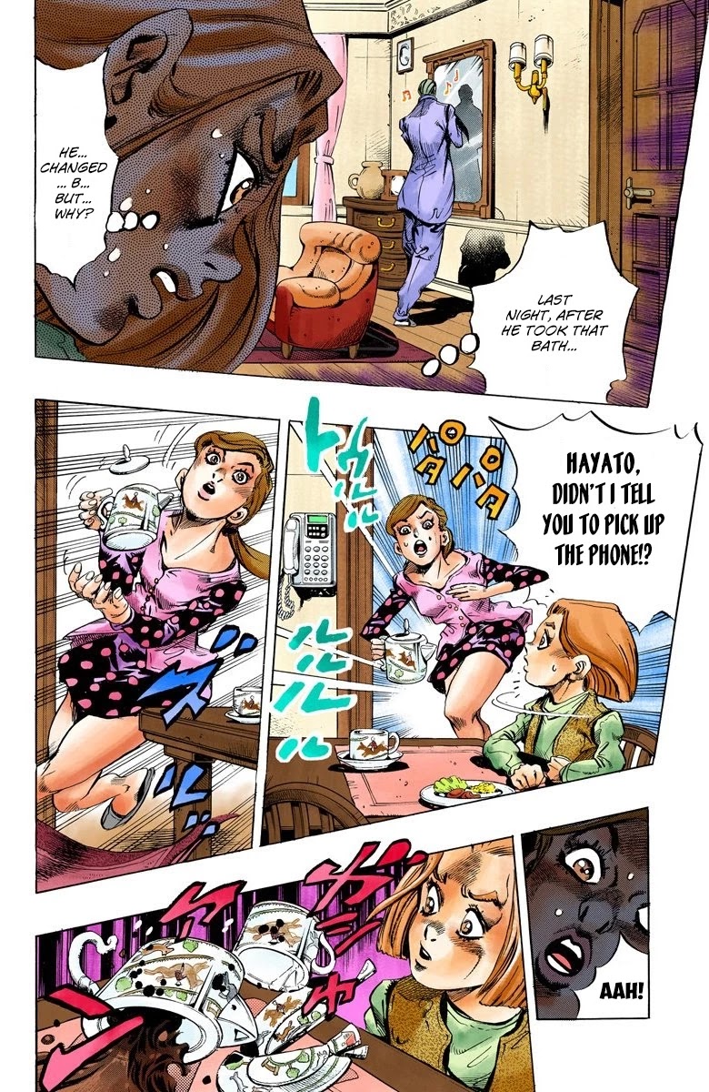 JoJo's Bizarre Adventure Part 4 - Diamond is Unbreakable (Official Colored) Chapter 154 page 5 - Chapter 154: Another One Bites the Dust Part 2