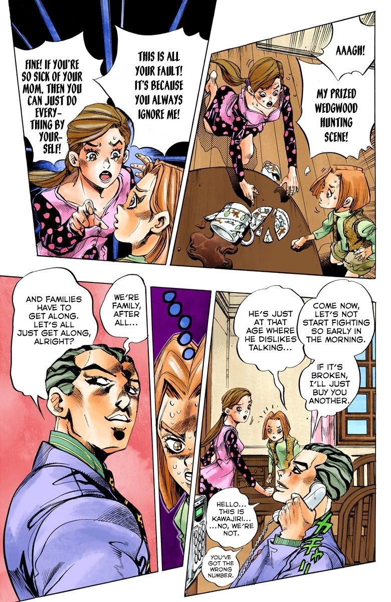 JoJo's Bizarre Adventure Part 4 - Diamond is Unbreakable (Official Colored) Chapter 154 page 6 - Chapter 154: Another One Bites the Dust Part 2