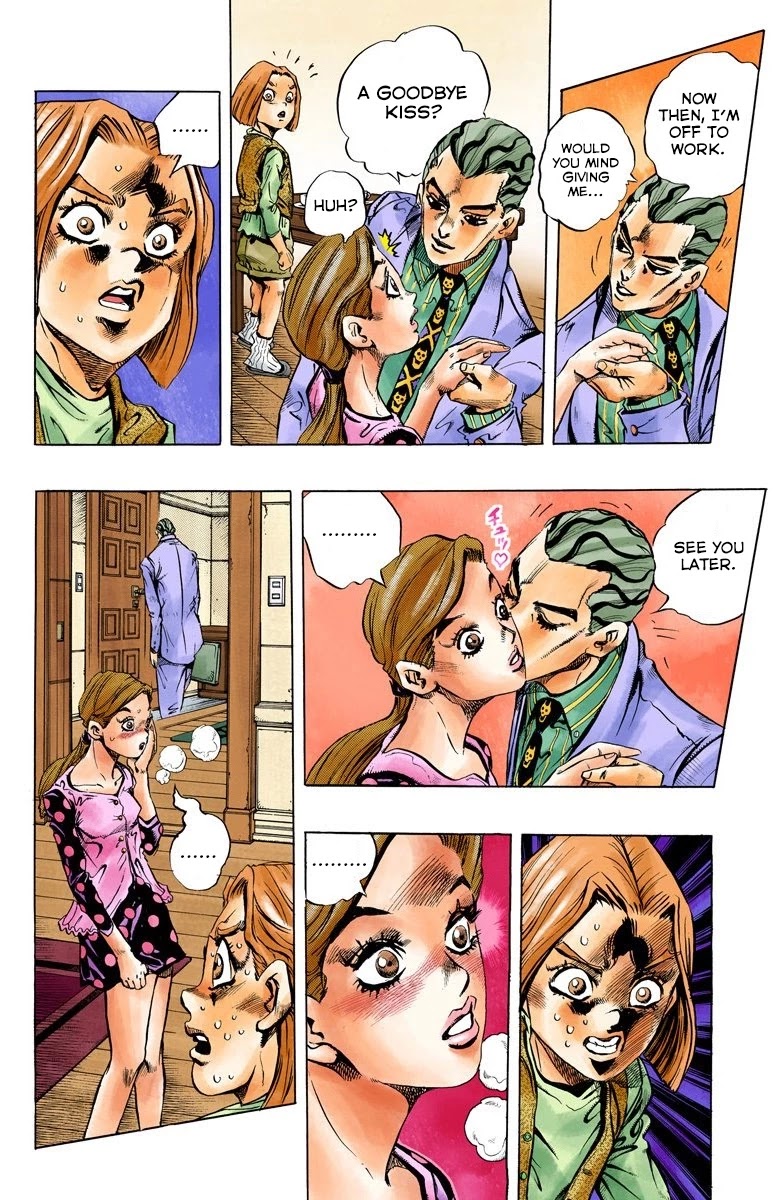 JoJo's Bizarre Adventure Part 4 - Diamond is Unbreakable (Official Colored) Chapter 154 page 7 - Chapter 154: Another One Bites the Dust Part 2