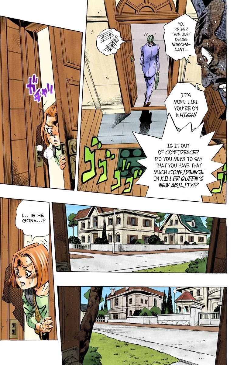 JoJo's Bizarre Adventure Part 4 - Diamond is Unbreakable (Official Colored) Chapter 154 page 8 - Chapter 154: Another One Bites the Dust Part 2