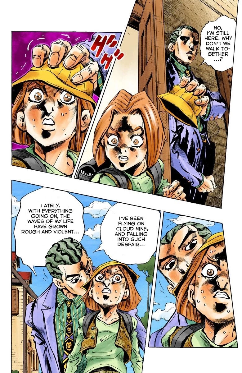 JoJo's Bizarre Adventure Part 4 - Diamond is Unbreakable (Official Colored) Chapter 154 page 9 - Chapter 154: Another One Bites the Dust Part 2