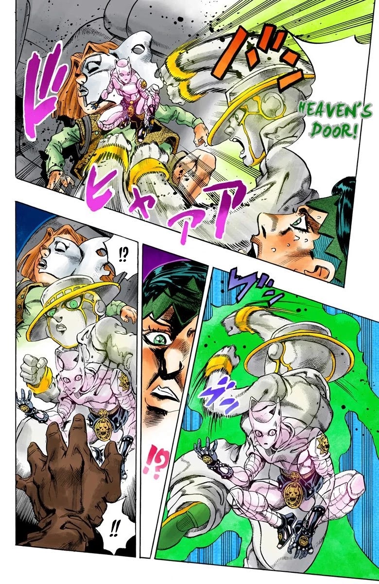 JoJo's Bizarre Adventure Part 4 - Diamond is Unbreakable (Official Colored) Chapter 155 page 10 - Chapter 155: Another One Bites the Dust Part 3