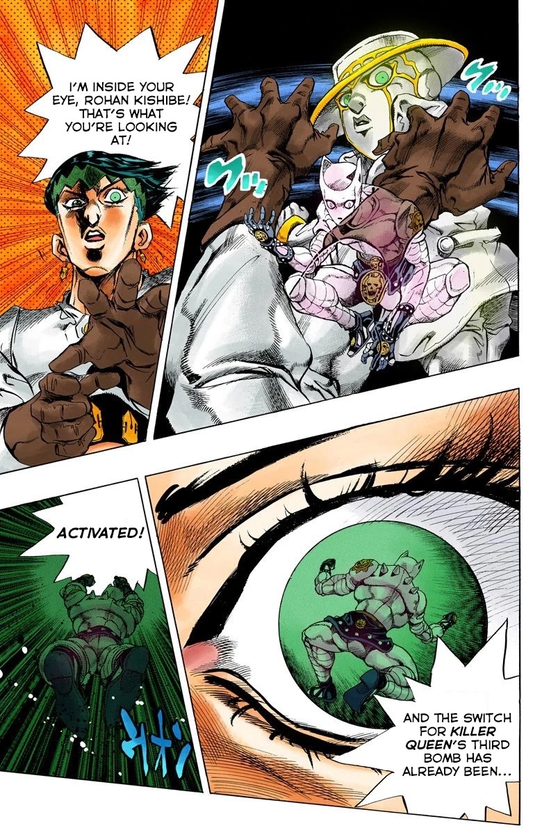 JoJo's Bizarre Adventure Part 4 - Diamond is Unbreakable (Official Colored) Chapter 155 page 11 - Chapter 155: Another One Bites the Dust Part 3