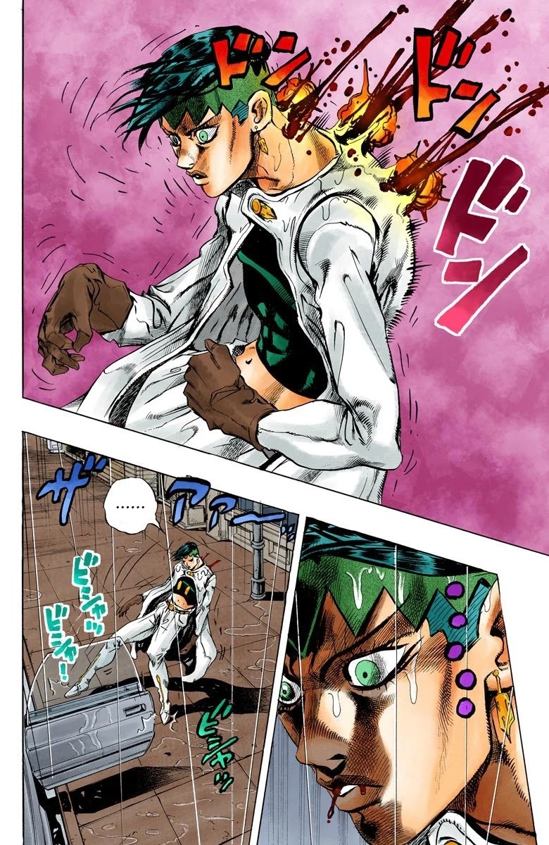JoJo's Bizarre Adventure Part 4 - Diamond is Unbreakable (Official Colored) Chapter 155 page 12 - Chapter 155: Another One Bites the Dust Part 3