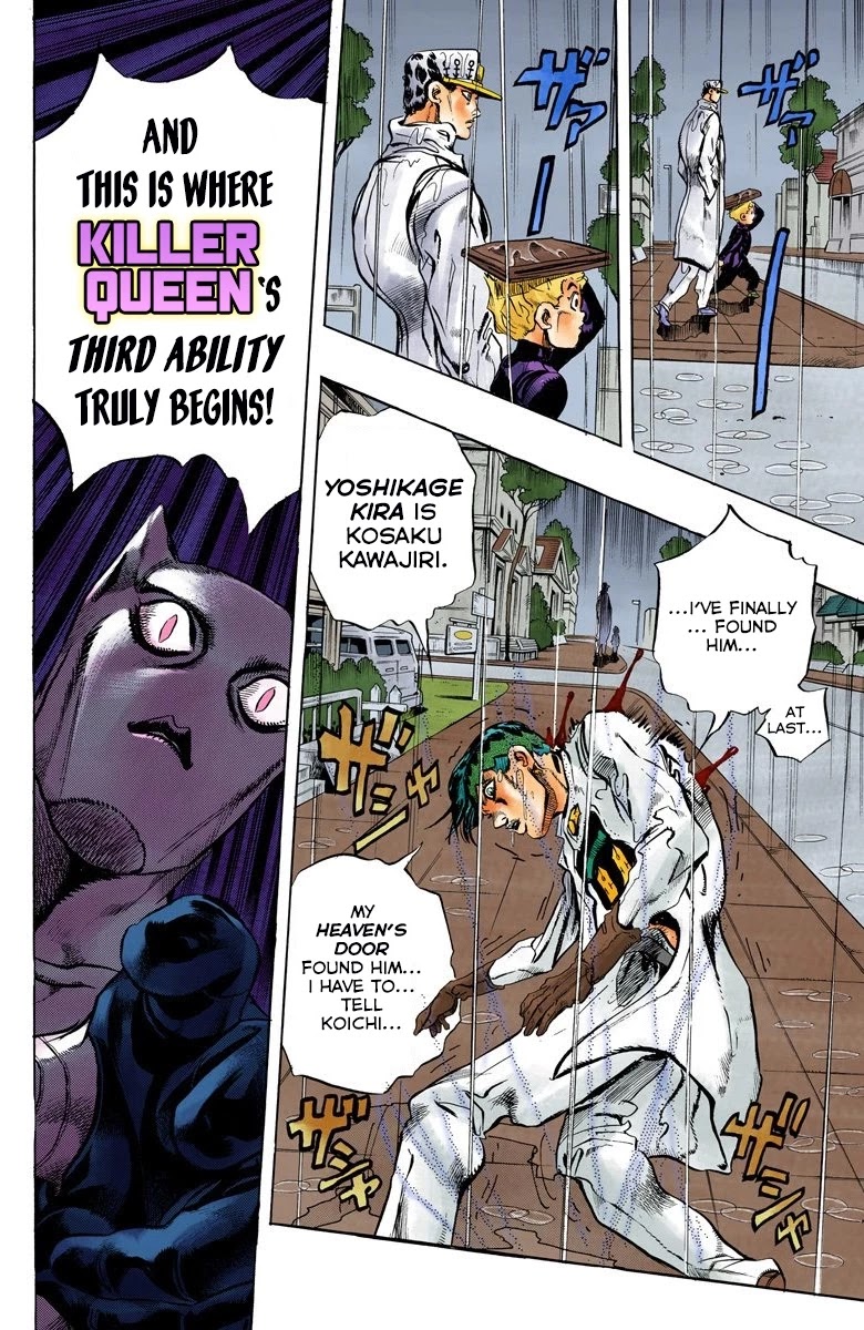 JoJo's Bizarre Adventure Part 4 - Diamond is Unbreakable (Official Colored) Chapter 155 page 14 - Chapter 155: Another One Bites the Dust Part 3