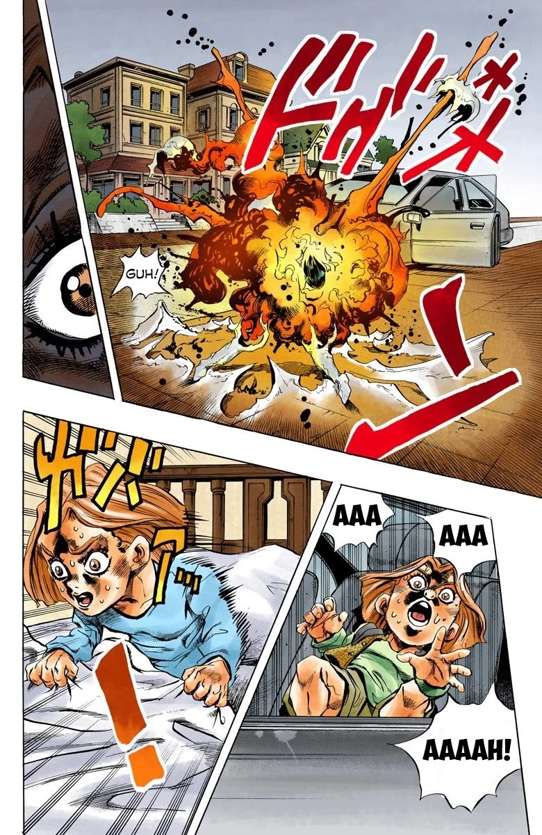 JoJo's Bizarre Adventure Part 4 - Diamond is Unbreakable (Official Colored) Chapter 155 page 16 - Chapter 155: Another One Bites the Dust Part 3