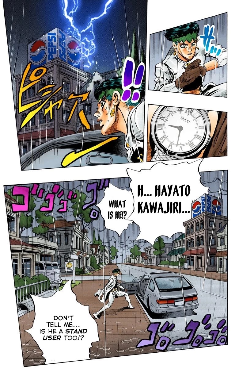 JoJo's Bizarre Adventure Part 4 - Diamond is Unbreakable (Official Colored) Chapter 155 page 4 - Chapter 155: Another One Bites the Dust Part 3