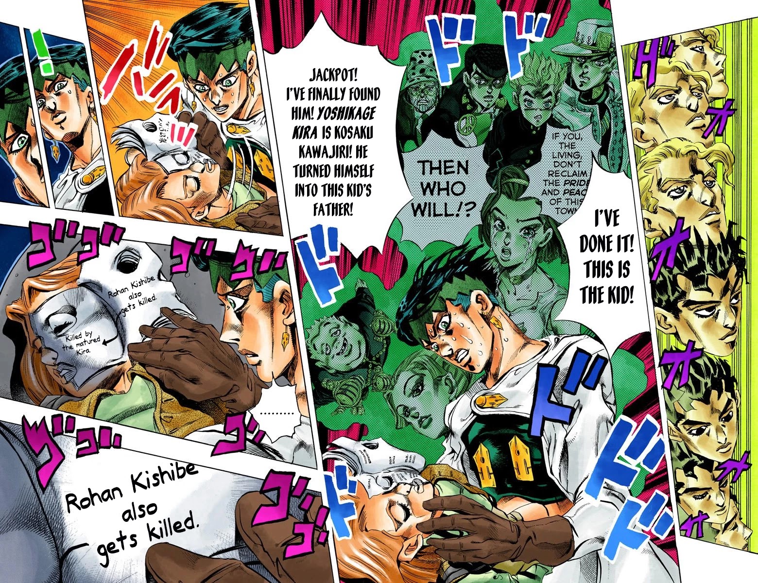 JoJo's Bizarre Adventure Part 4 - Diamond is Unbreakable (Official Colored) Chapter 155 page 7 - Chapter 155: Another One Bites the Dust Part 3