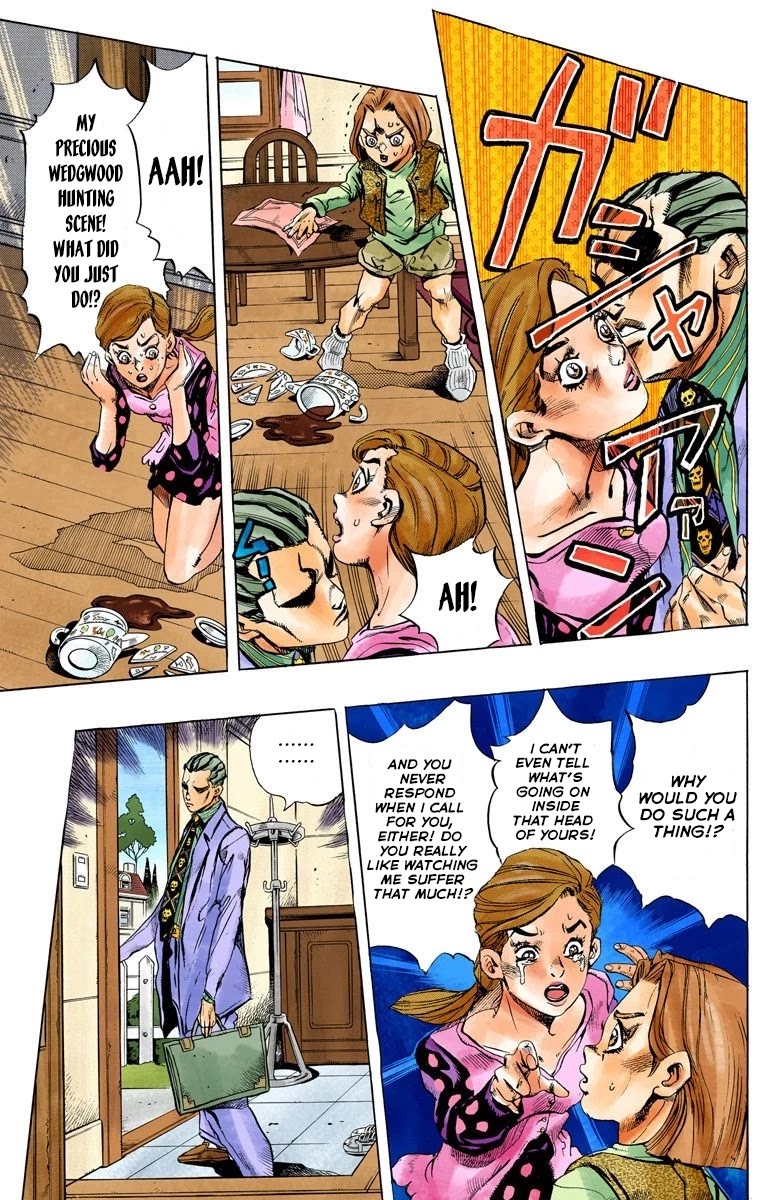 JoJo's Bizarre Adventure Part 4 - Diamond is Unbreakable (Official Colored) Chapter 156 page 10 - Chapter 156: Another One Bites the Dust Part 4