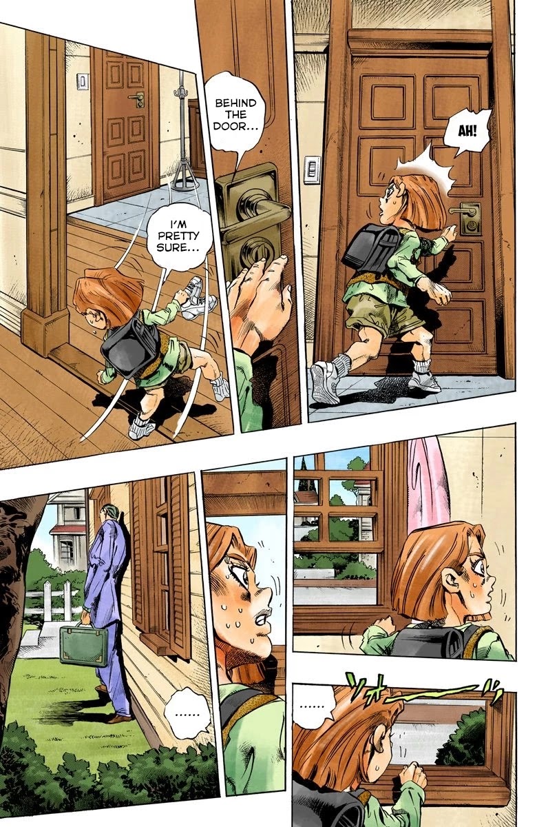 JoJo's Bizarre Adventure Part 4 - Diamond is Unbreakable (Official Colored) Chapter 156 page 12 - Chapter 156: Another One Bites the Dust Part 4