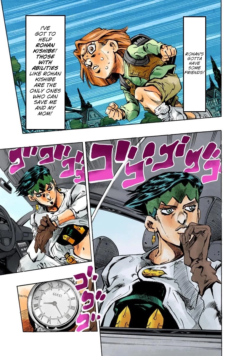 JoJo's Bizarre Adventure Part 4 - Diamond is Unbreakable (Official Colored) Chapter 156 page 14 - Chapter 156: Another One Bites the Dust Part 4