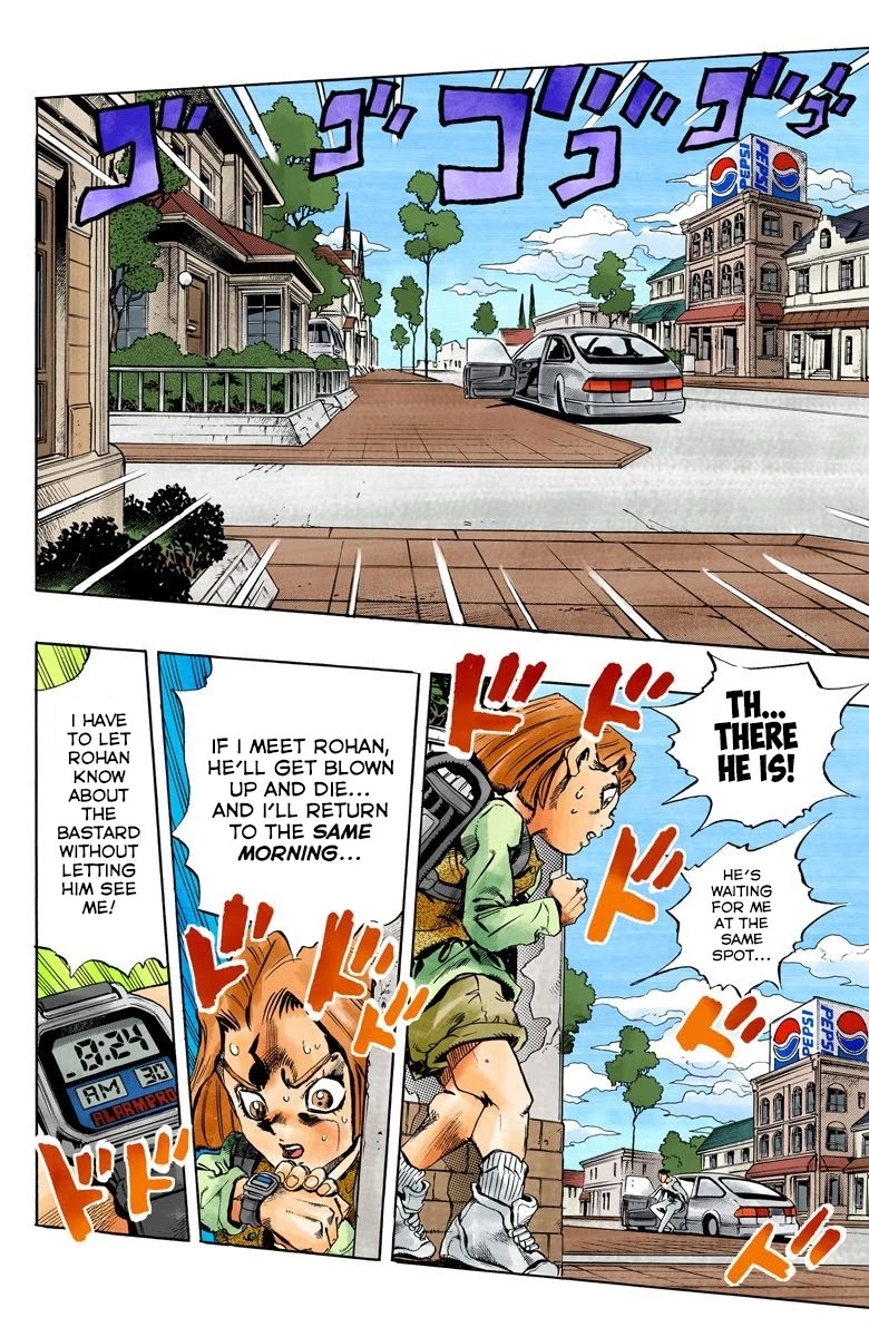 JoJo's Bizarre Adventure Part 4 - Diamond is Unbreakable (Official Colored) Chapter 156 page 15 - Chapter 156: Another One Bites the Dust Part 4