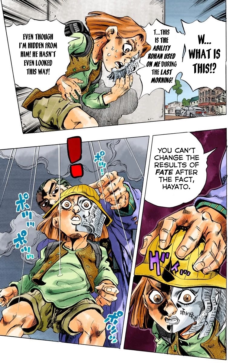 JoJo's Bizarre Adventure Part 4 - Diamond is Unbreakable (Official Colored) Chapter 156 page 18 - Chapter 156: Another One Bites the Dust Part 4