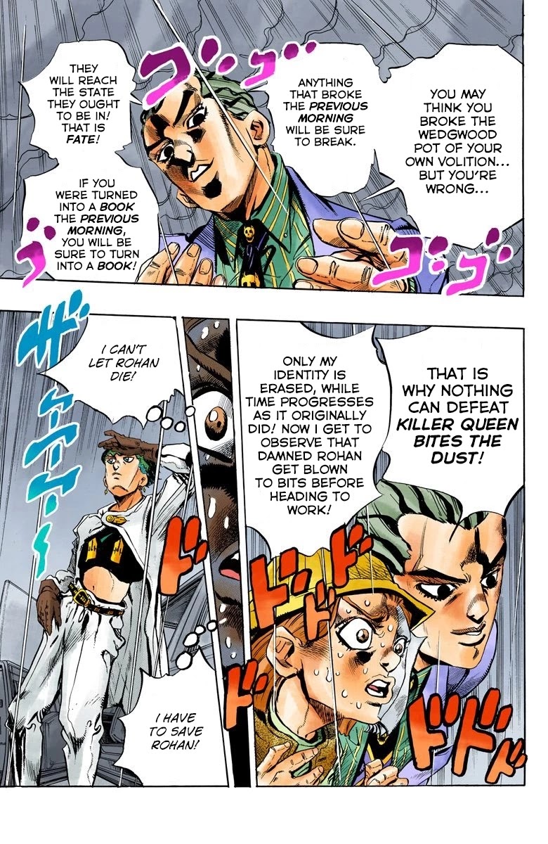 JoJo's Bizarre Adventure Part 4 - Diamond is Unbreakable (Official Colored) Chapter 156 page 20 - Chapter 156: Another One Bites the Dust Part 4