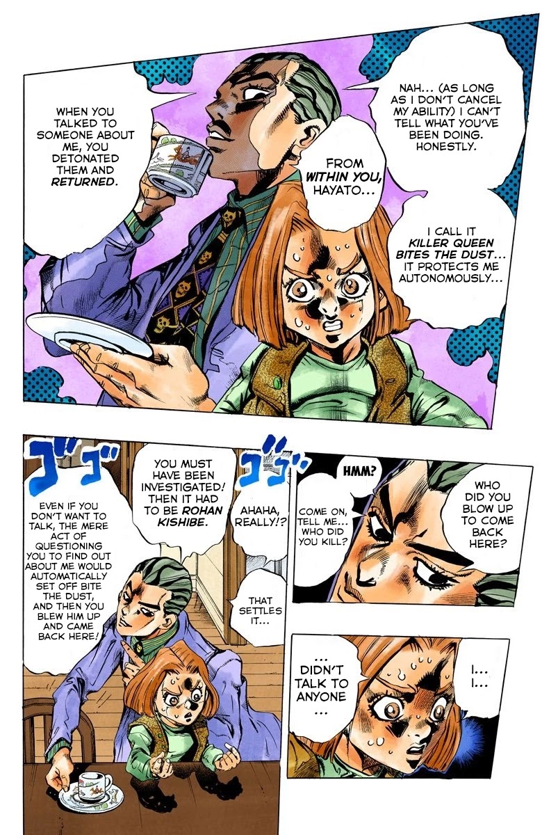 JoJo's Bizarre Adventure Part 4 - Diamond is Unbreakable (Official Colored) Chapter 156 page 7 - Chapter 156: Another One Bites the Dust Part 4