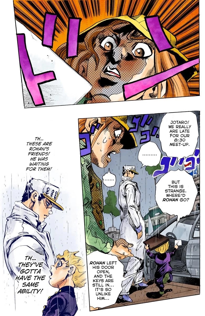 JoJo's Bizarre Adventure Part 4 - Diamond is Unbreakable (Official Colored) Chapter 157 page 12 - Chapter 157: Another One Bites the Dust Part 5