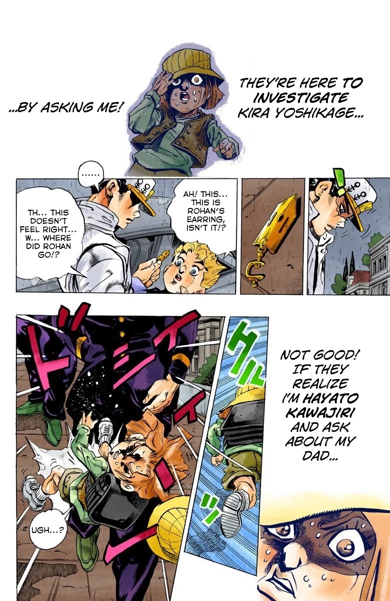 JoJo's Bizarre Adventure Part 4 - Diamond is Unbreakable (Official Colored) Chapter 157 page 13 - Chapter 157: Another One Bites the Dust Part 5