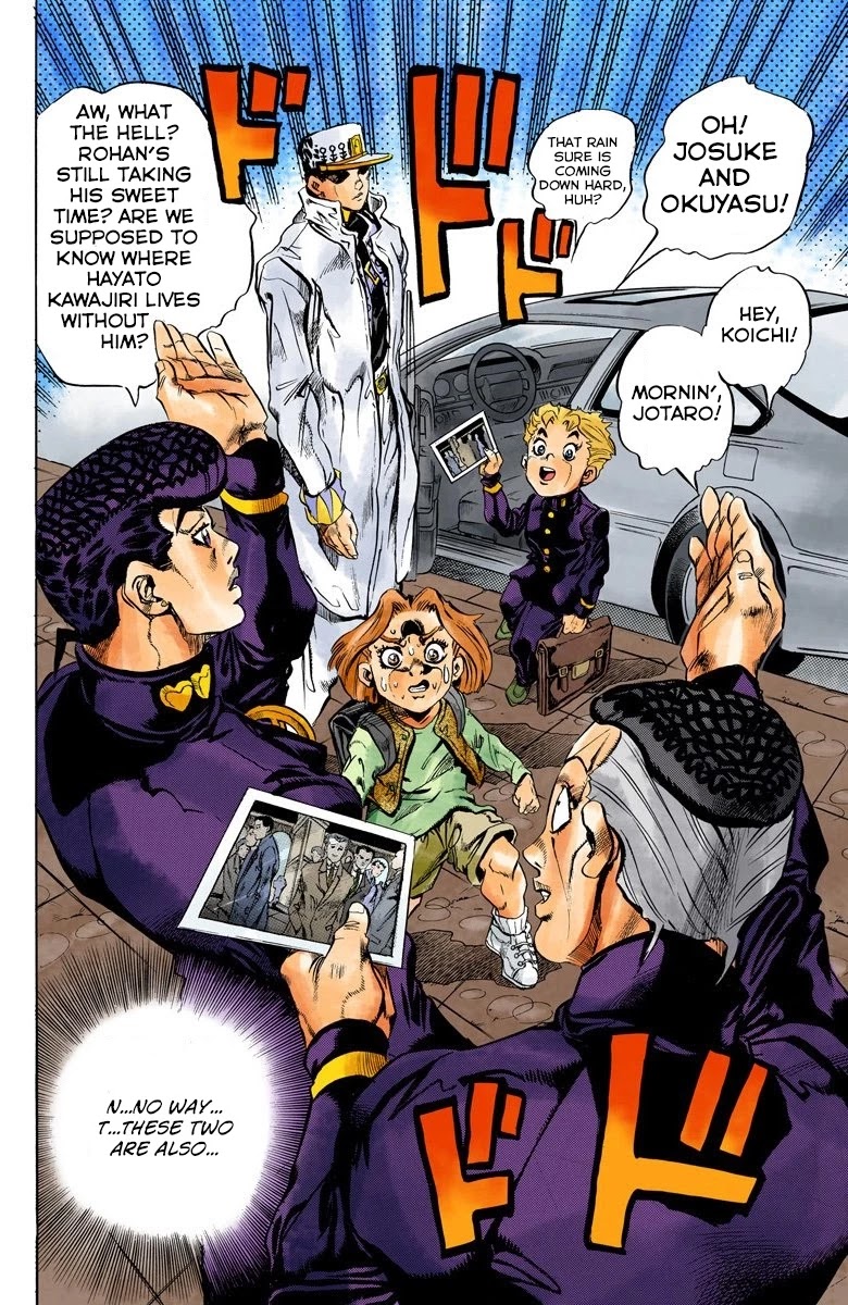 JoJo's Bizarre Adventure Part 4 - Diamond is Unbreakable (Official Colored) Chapter 157 page 15 - Chapter 157: Another One Bites the Dust Part 5