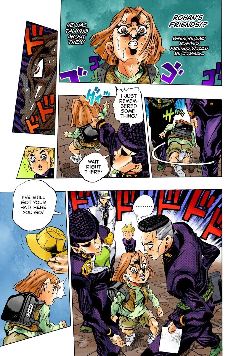 JoJo's Bizarre Adventure Part 4 - Diamond is Unbreakable (Official Colored) Chapter 157 page 16 - Chapter 157: Another One Bites the Dust Part 5