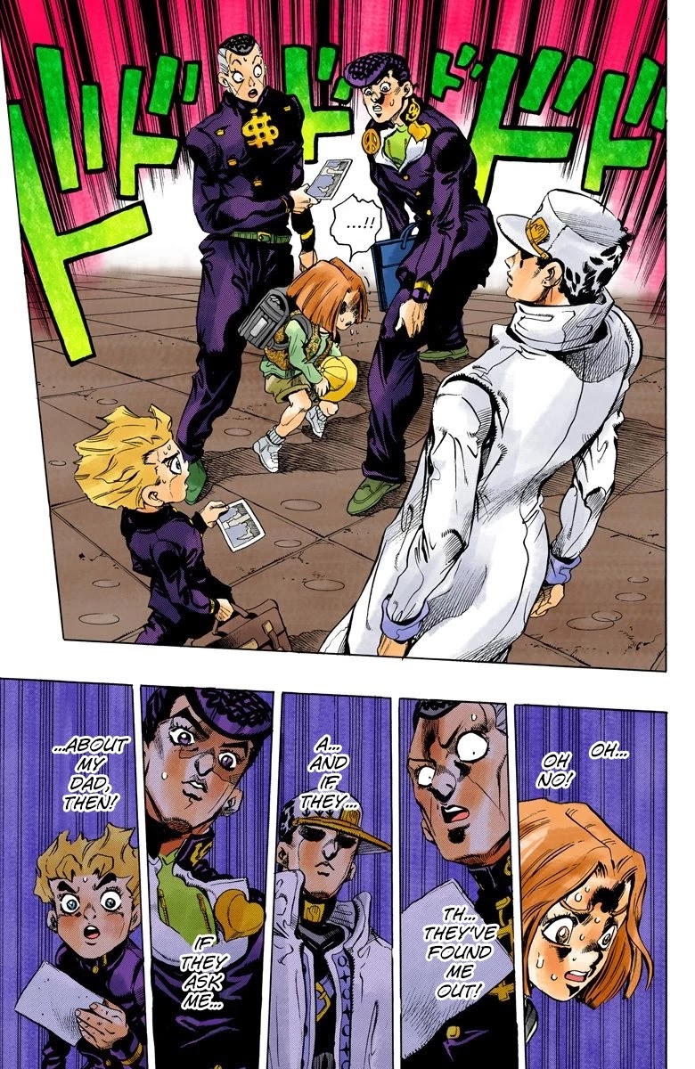 JoJo's Bizarre Adventure Part 4 - Diamond is Unbreakable (Official Colored) Chapter 157 page 18 - Chapter 157: Another One Bites the Dust Part 5