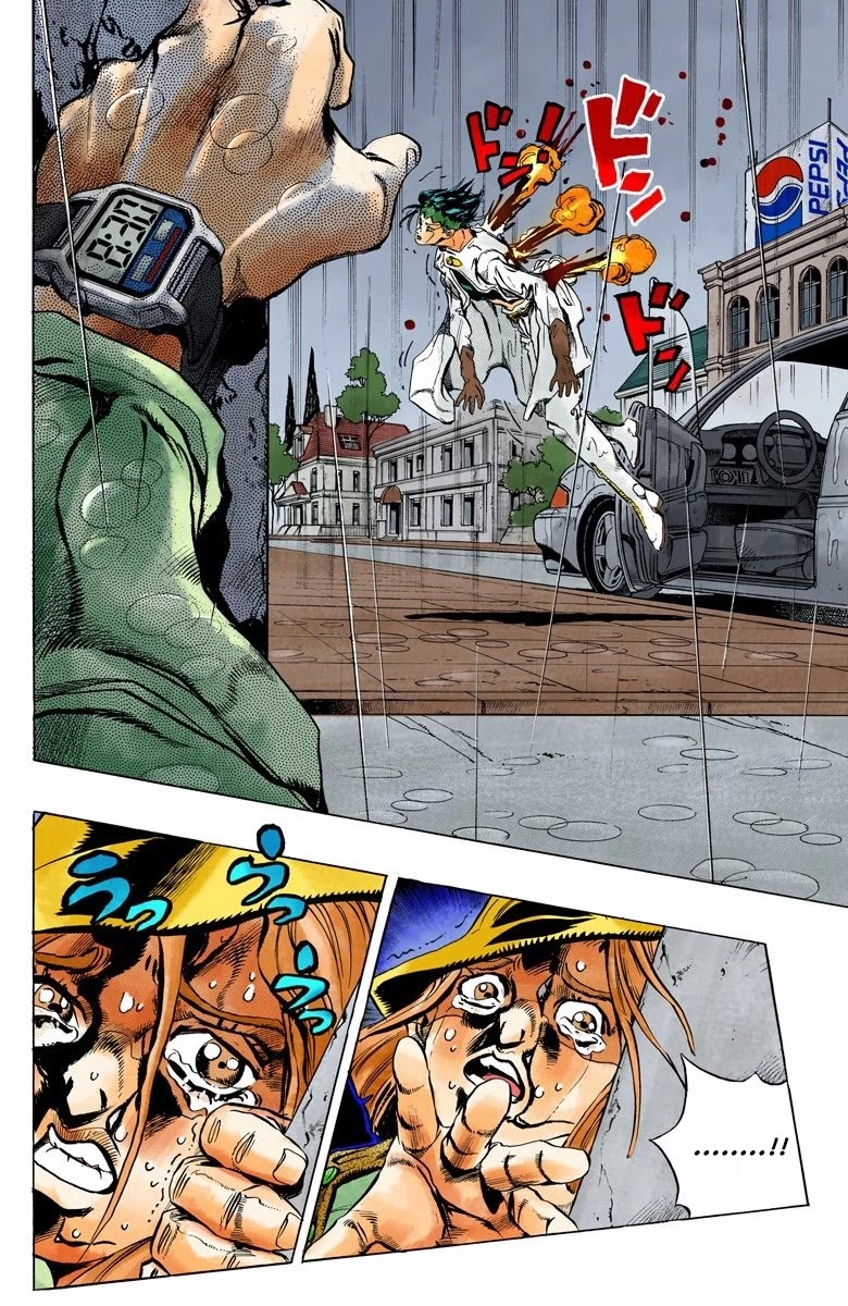 JoJo's Bizarre Adventure Part 4 - Diamond is Unbreakable (Official Colored) Chapter 157 page 3 - Chapter 157: Another One Bites the Dust Part 5