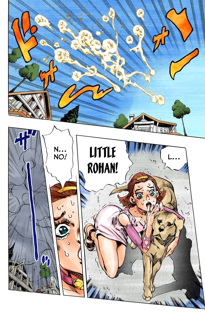 JoJo's Bizarre Adventure Part 4 - Diamond is Unbreakable (Official Colored) Chapter 157 page 7 - Chapter 157: Another One Bites the Dust Part 5