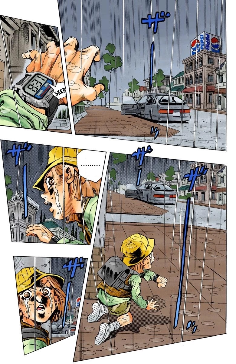 JoJo's Bizarre Adventure Part 4 - Diamond is Unbreakable (Official Colored) Chapter 157 page 8 - Chapter 157: Another One Bites the Dust Part 5