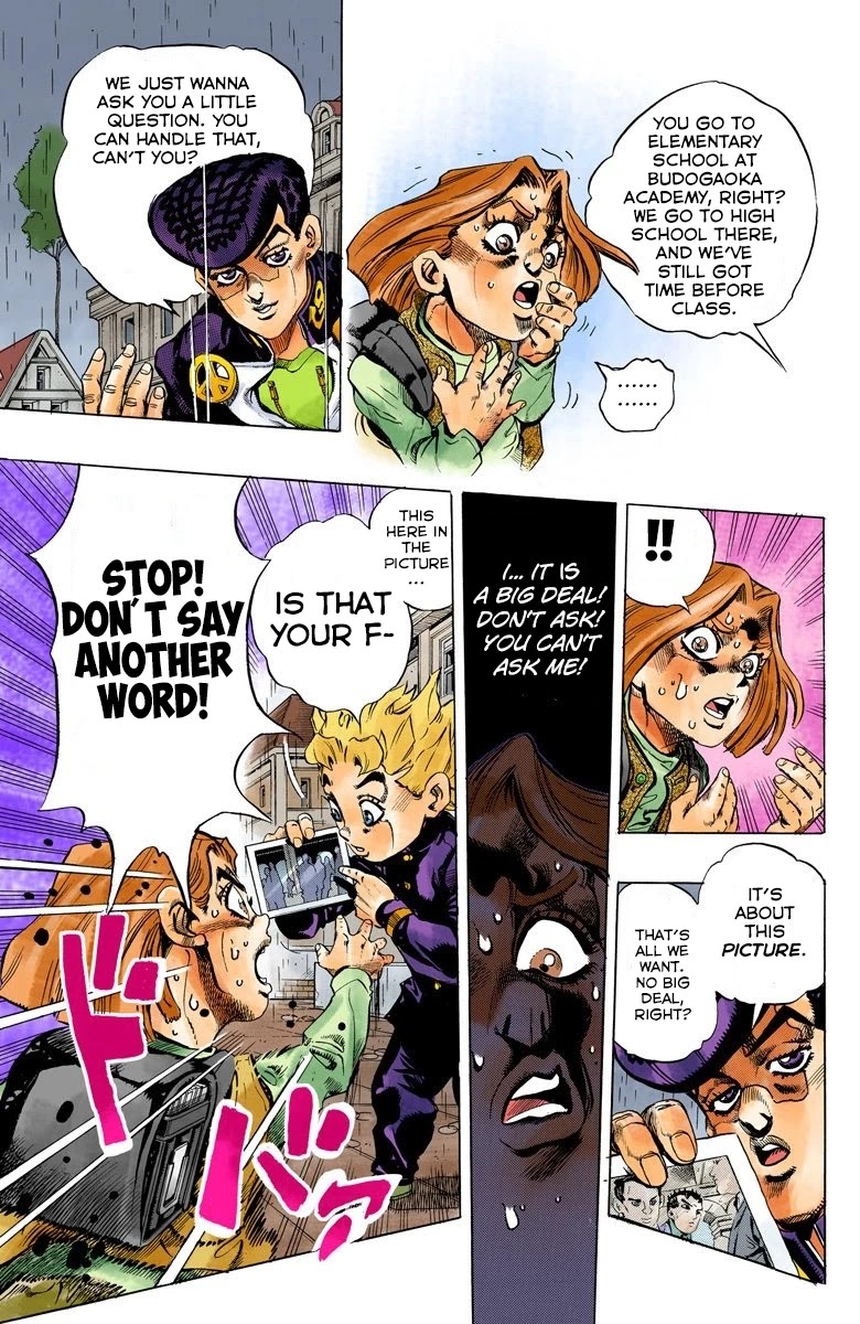 JoJo's Bizarre Adventure Part 4 - Diamond is Unbreakable (Official Colored) Chapter 158 page 6 - Chapter 158: Another One Bites the Dust Part 6