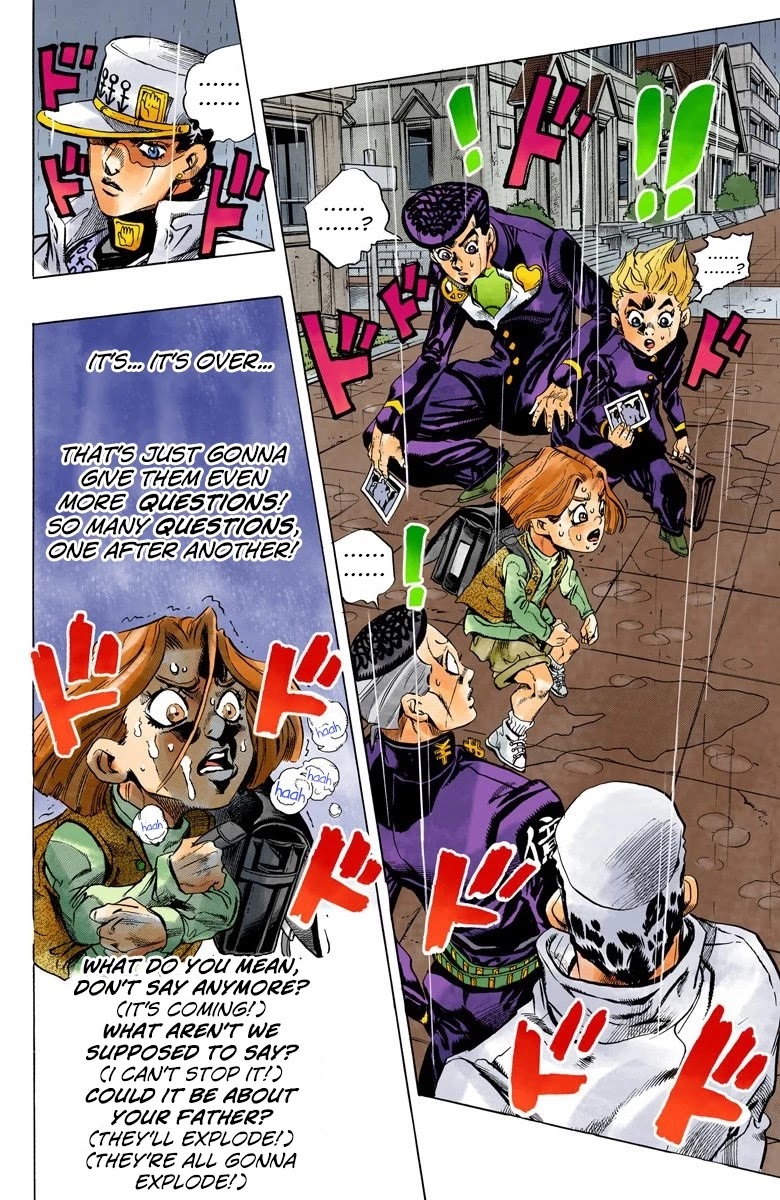 JoJo's Bizarre Adventure Part 4 - Diamond is Unbreakable (Official Colored) Chapter 158 page 7 - Chapter 158: Another One Bites the Dust Part 6