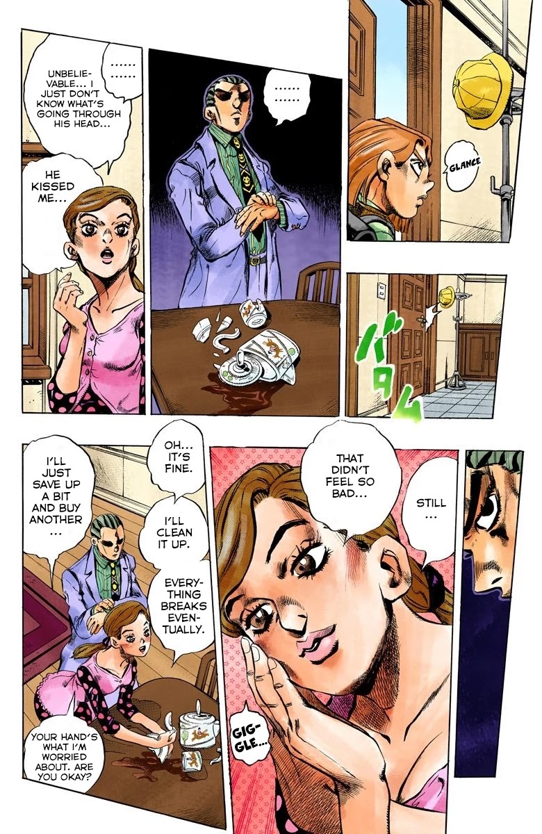JoJo's Bizarre Adventure Part 4 - Diamond is Unbreakable (Official Colored) Chapter 159 page 13 - Chapter 159: Another One Bites the Dust Part 7