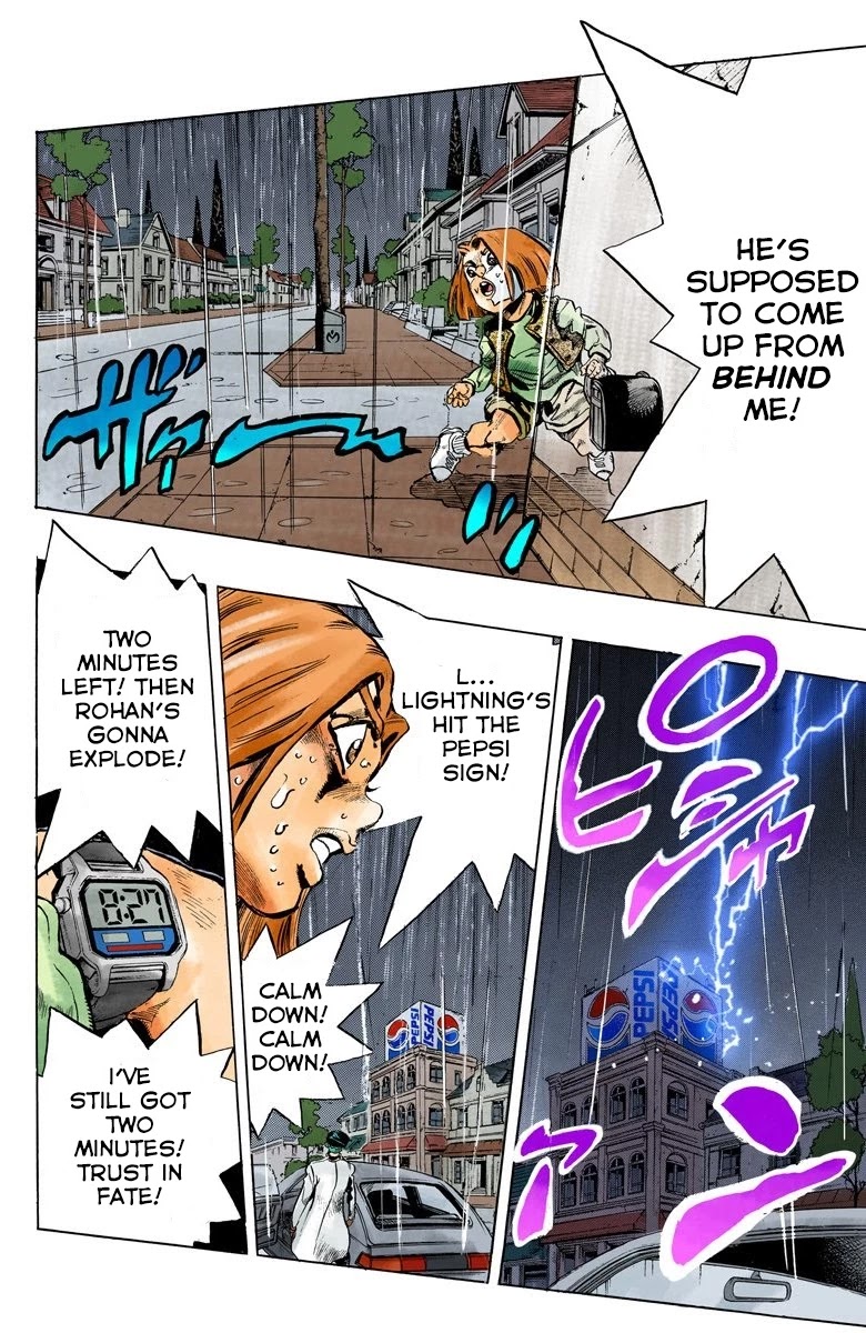 JoJo's Bizarre Adventure Part 4 - Diamond is Unbreakable (Official Colored) Chapter 159 page 17 - Chapter 159: Another One Bites the Dust Part 7