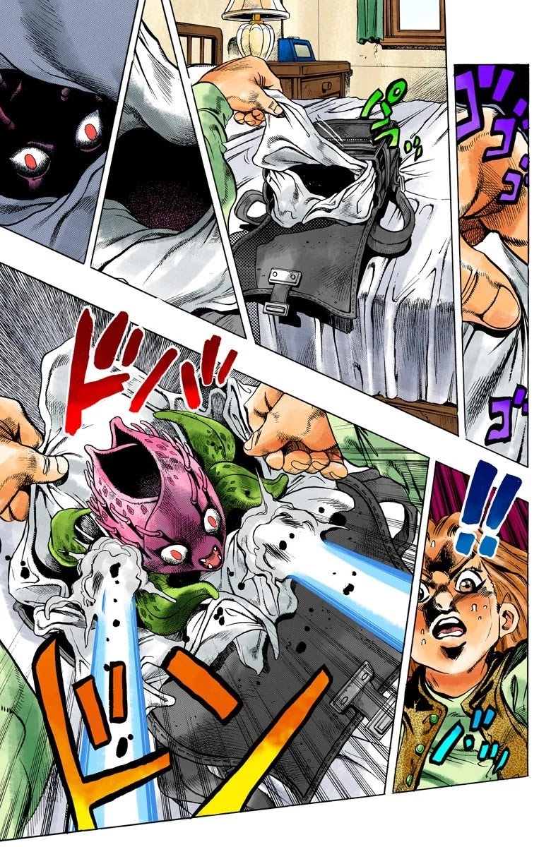 JoJo's Bizarre Adventure Part 4 - Diamond is Unbreakable (Official Colored) Chapter 159 page 4 - Chapter 159: Another One Bites the Dust Part 7