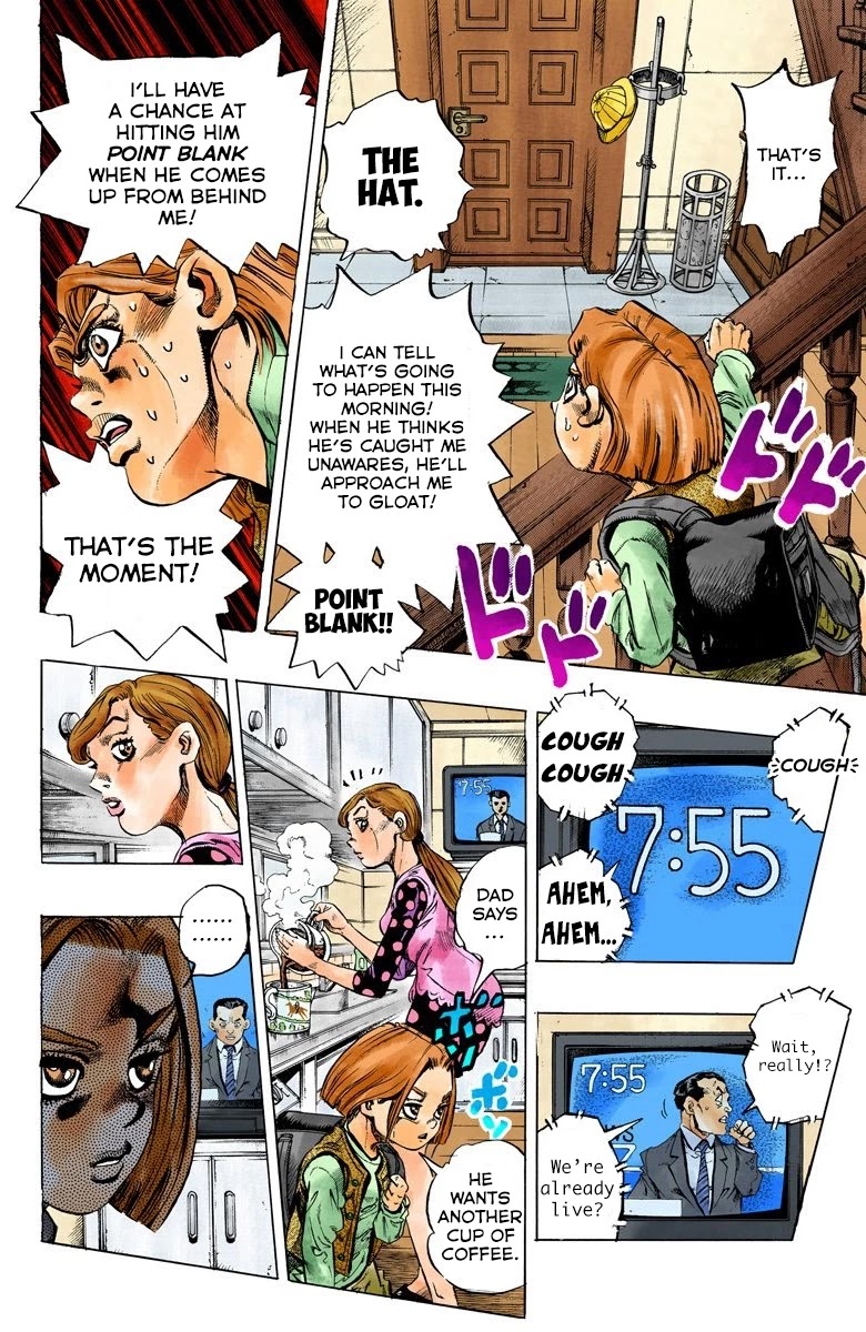 JoJo's Bizarre Adventure Part 4 - Diamond is Unbreakable (Official Colored) Chapter 159 page 7 - Chapter 159: Another One Bites the Dust Part 7