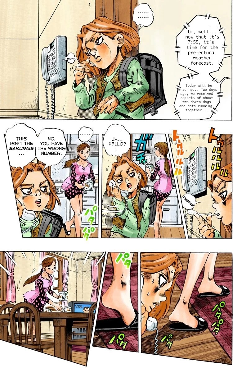 JoJo's Bizarre Adventure Part 4 - Diamond is Unbreakable (Official Colored) Chapter 159 page 8 - Chapter 159: Another One Bites the Dust Part 7