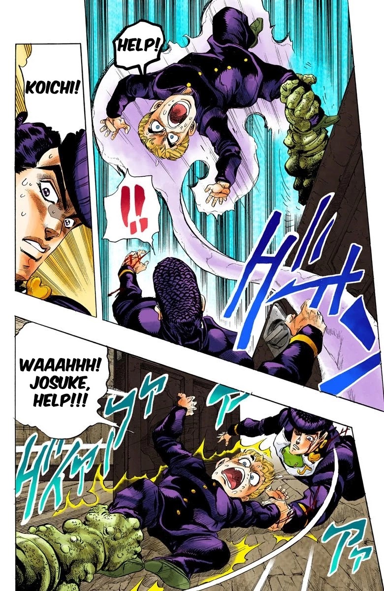 JoJo's Bizarre Adventure Part 4 - Diamond is Unbreakable (Official Colored) Chapter 16 page 11 - Chapter 16: The Nijimura Brothers - Part 8