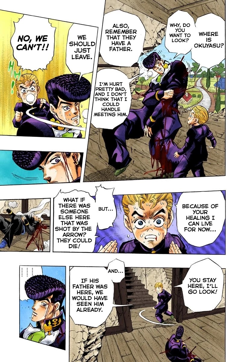 JoJo's Bizarre Adventure Part 4 - Diamond is Unbreakable (Official Colored) Chapter 16 page 4 - Chapter 16: The Nijimura Brothers - Part 8