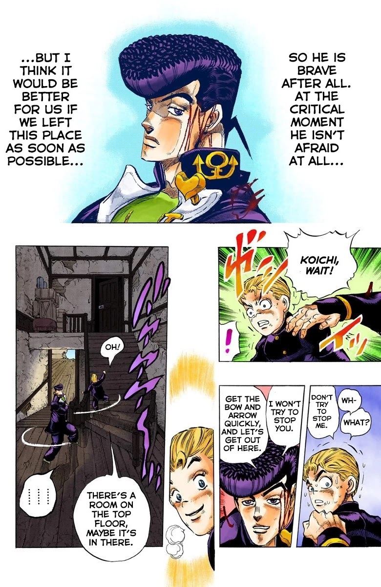 JoJo's Bizarre Adventure Part 4 - Diamond is Unbreakable (Official Colored) Chapter 16 page 5 - Chapter 16: The Nijimura Brothers - Part 8