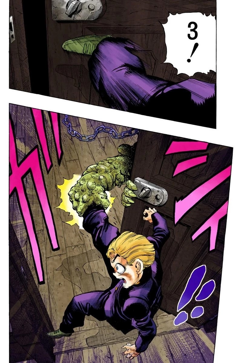 JoJo's Bizarre Adventure Part 4 - Diamond is Unbreakable (Official Colored) Chapter 16 page 9 - Chapter 16: The Nijimura Brothers - Part 8
