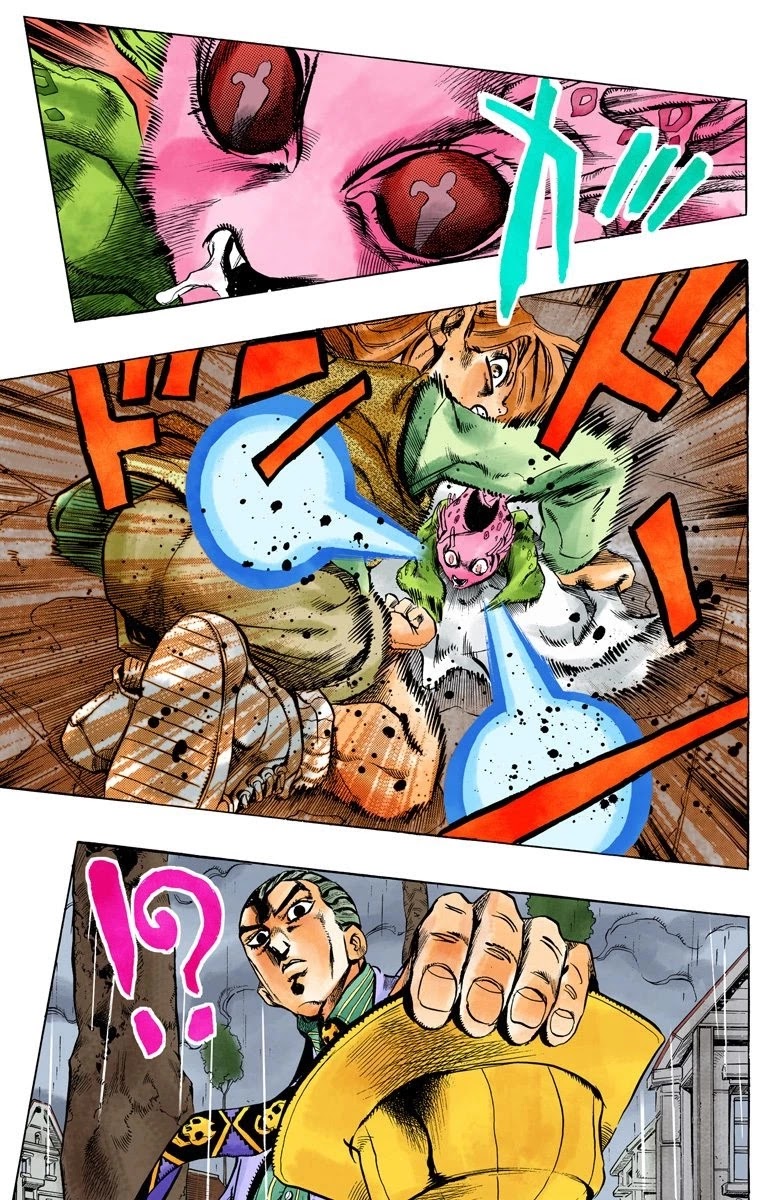 JoJo's Bizarre Adventure Part 4 - Diamond is Unbreakable (Official Colored) Chapter 160 page 10 - Chapter 160: Another One Bites the Dust Part 8