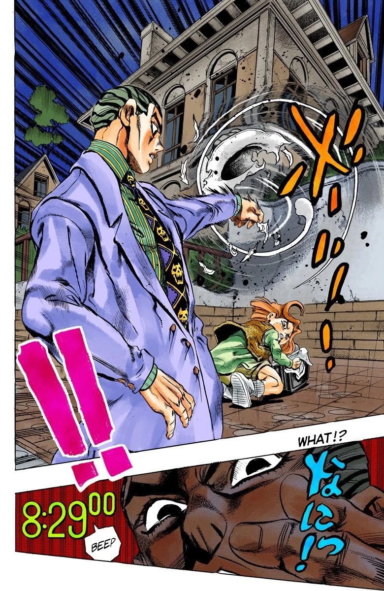JoJo's Bizarre Adventure Part 4 - Diamond is Unbreakable (Official Colored) Chapter 160 page 11 - Chapter 160: Another One Bites the Dust Part 8