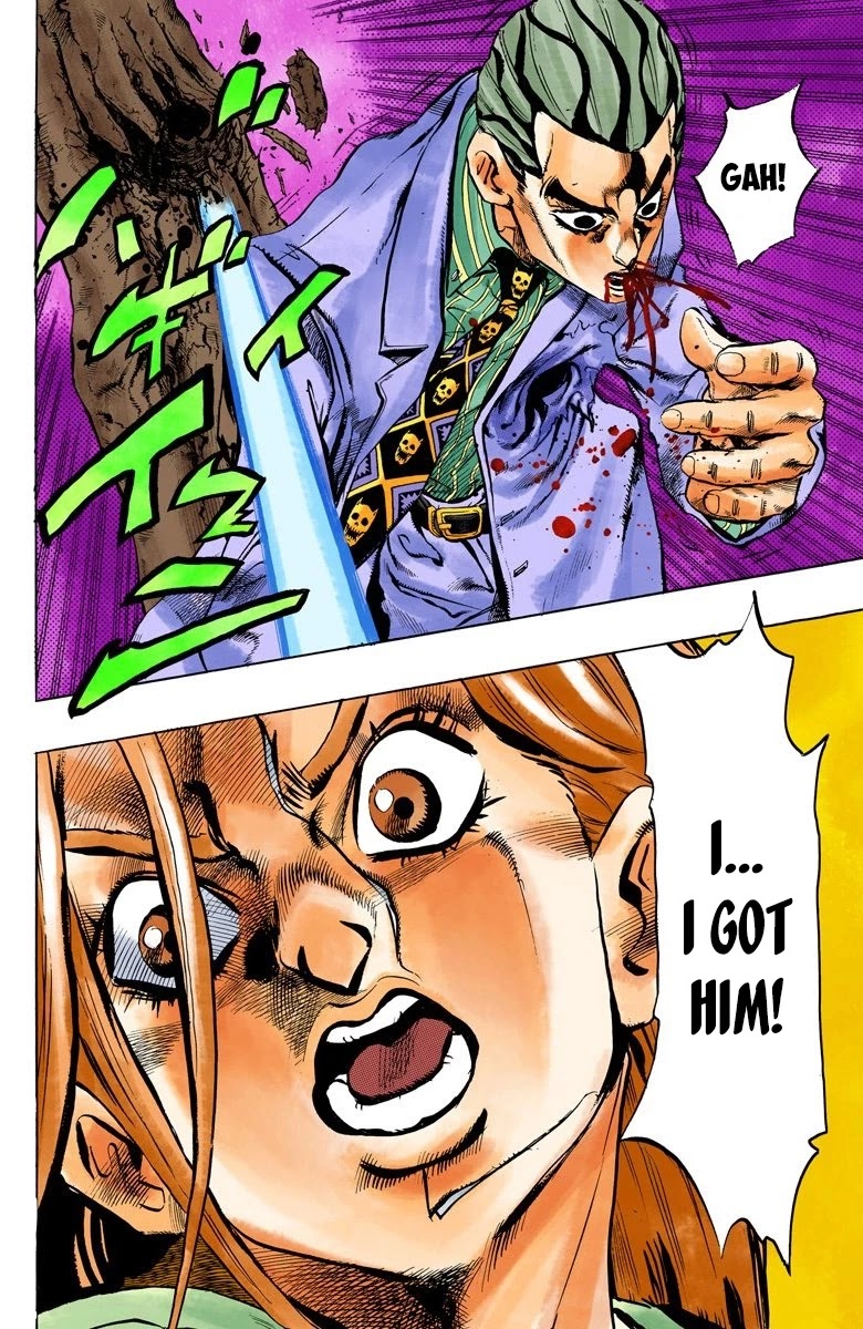 JoJo's Bizarre Adventure Part 4 - Diamond is Unbreakable (Official Colored) Chapter 160 page 13 - Chapter 160: Another One Bites the Dust Part 8