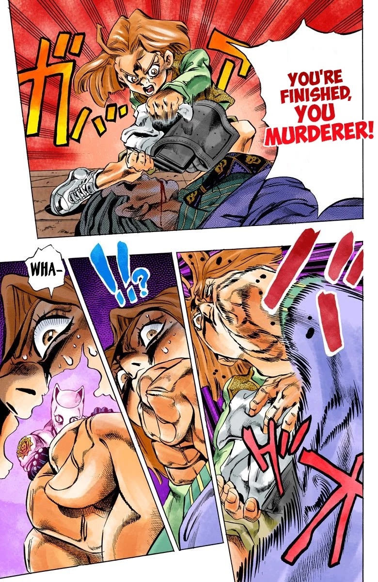 JoJo's Bizarre Adventure Part 4 - Diamond is Unbreakable (Official Colored) Chapter 160 page 16 - Chapter 160: Another One Bites the Dust Part 8