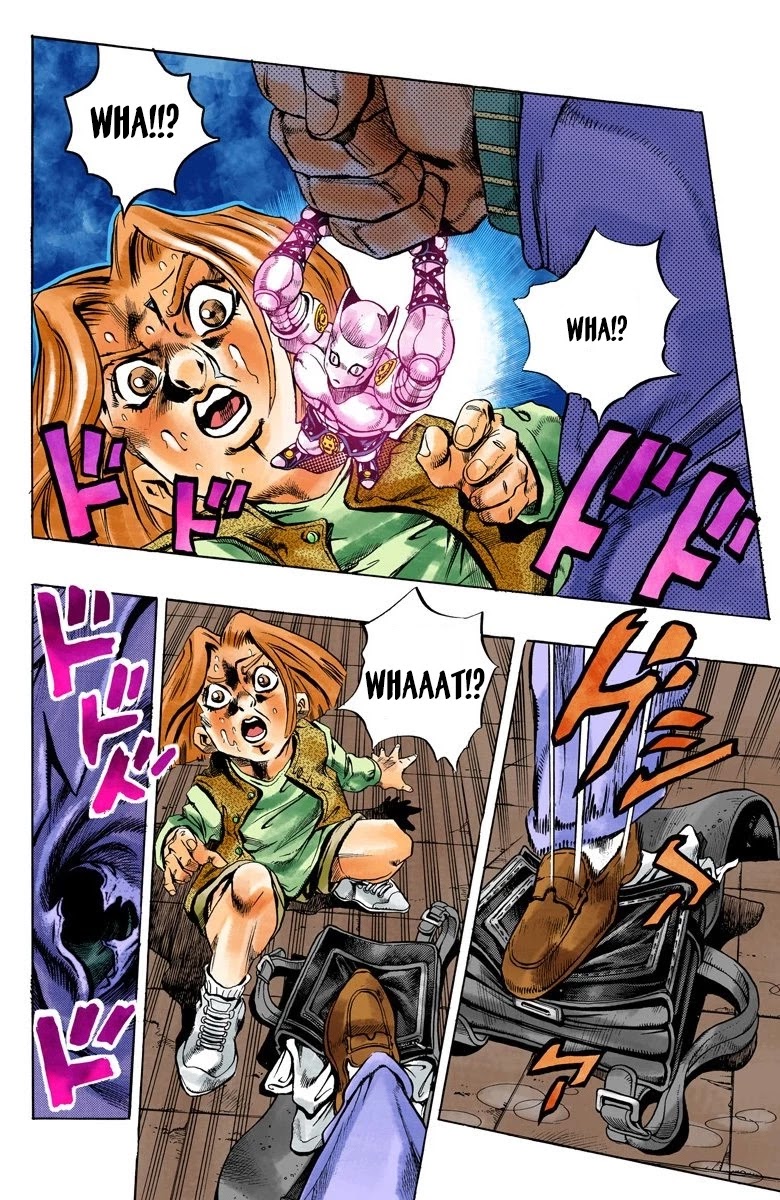 JoJo's Bizarre Adventure Part 4 - Diamond is Unbreakable (Official Colored) Chapter 160 page 17 - Chapter 160: Another One Bites the Dust Part 8