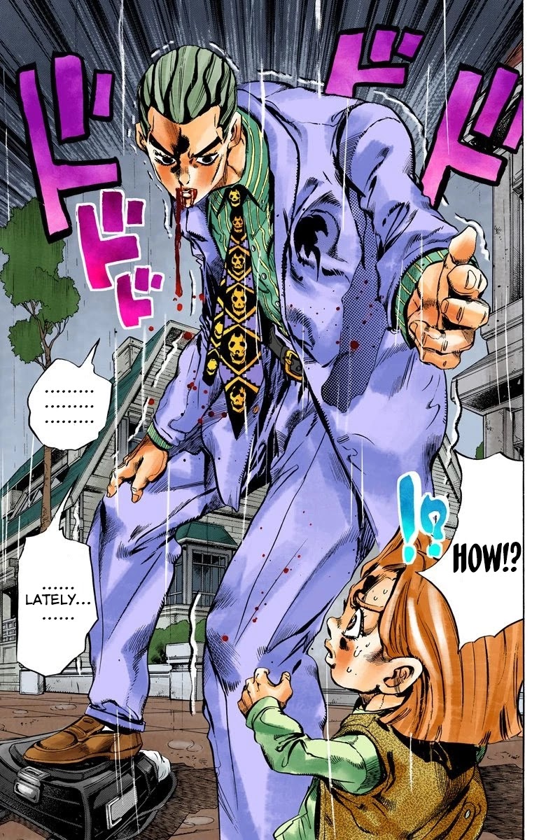 JoJo's Bizarre Adventure Part 4 - Diamond is Unbreakable (Official Colored) Chapter 160 page 18 - Chapter 160: Another One Bites the Dust Part 8