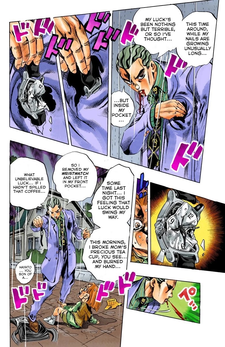 JoJo's Bizarre Adventure Part 4 - Diamond is Unbreakable (Official Colored) Chapter 160 page 19 - Chapter 160: Another One Bites the Dust Part 8