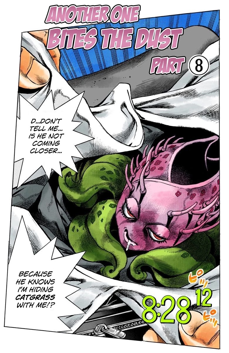 JoJo's Bizarre Adventure Part 4 - Diamond is Unbreakable (Official Colored) Chapter 160 page 2 - Chapter 160: Another One Bites the Dust Part 8